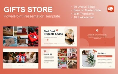 礼品店 PowerPoint 演示模板
