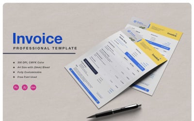 Minimalist Creative Agency Invoice Template