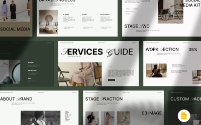Servicegids Googleslide-presentatiesjabloon