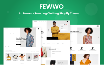 Ap Fewwo - Tema de tendências do Shopify para roupas