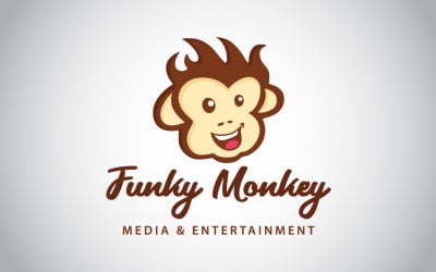 Monkey Funky Media &amp;amp; Entertainment Logo Template