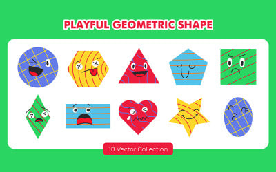 Playful Geometric Shape Set
