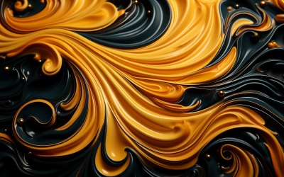 Golden Swirls, Particle Texture, Illustrations Background 30