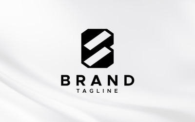 Bokstaven B Konstruktion Logotypdesign