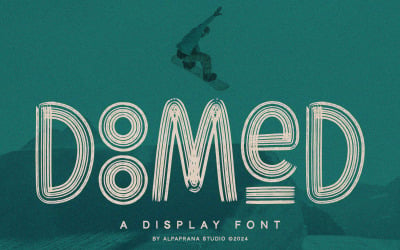 Doomed - Display Brush Font