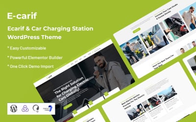 Téma WordPress Ecarif - Car Charging Station