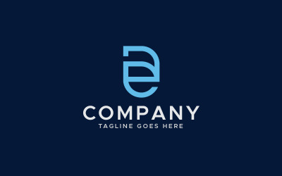 ae harfi anahat logo tasarımı