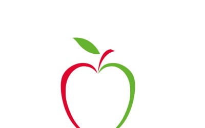 Apple-Symboldesign. Firmenlogo