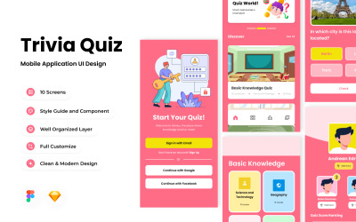 Haiyellow - aplikacja mobilna Ciekawostki Quiz