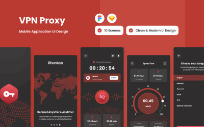 Phantom - VPN Proxy mobilní aplikace