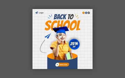 School Admissions Open Social Media Post 02