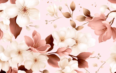 Bakgrund med blommönster 04