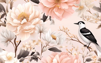 Bakgrund med blommönster 25