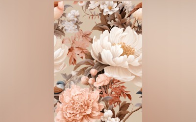 Bakgrund med blommönster 62