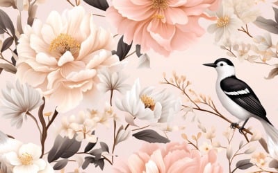 Blumenmuster-Fliesen-Hintergrund 25