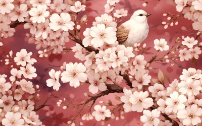 Blumenmuster Fliesen Hintergrund 45