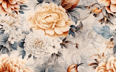 Blumenmuster Fliesen Hintergrund 46