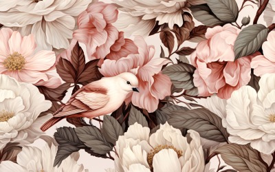 Blumenmuster-Fliesenhintergrund 101