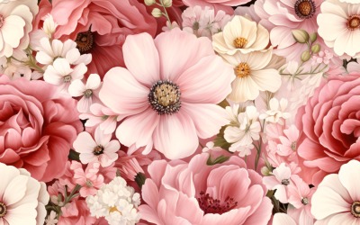 Blumenmuster-Fliesenhintergrund 155