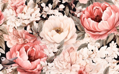 Blumenmuster-Fliesenhintergrund 29
