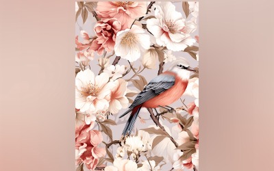 Blumenmuster-Fliesenhintergrund 55