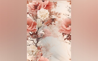 Blumenmuster-Fliesenhintergrund 79