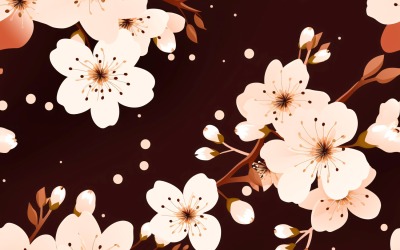 Blumenmuster-Fliesenhintergrund 96