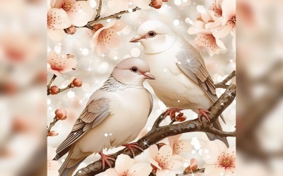 Floral Pattern Tile Background 100