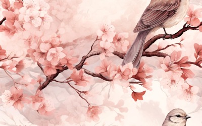 Floral Pattern Tile Background 134