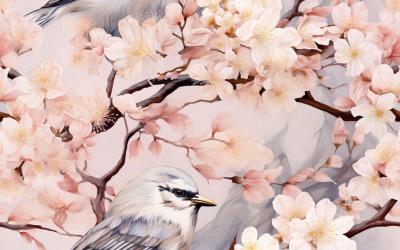 Floral Pattern Tile Background 140