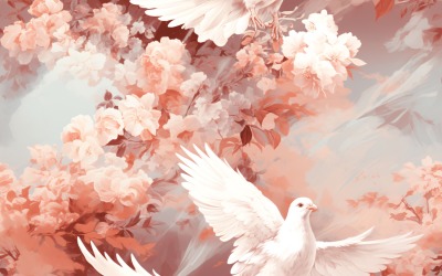 Floral Pattern Tile Background 146