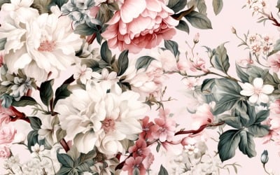 Floral Pattern Tile Background 149