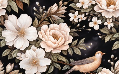 Floral Pattern Tile Background 27