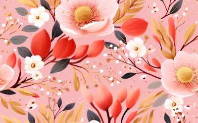 Floral Pattern Tile Background 32