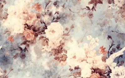 Floral Pattern Tile Background 75