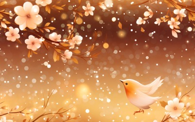 Floral Pattern Tile Background 84