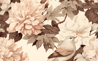 Floral Pattern Tile Background 89