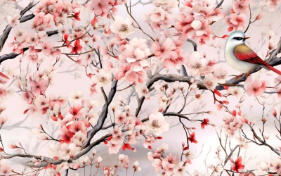 Blumenmuster-Fliesenhintergrund 152