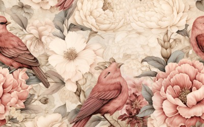 Floral Pattern Tile Background 103