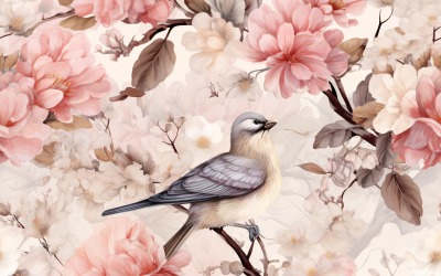 Floral Pattern Tile Background 132