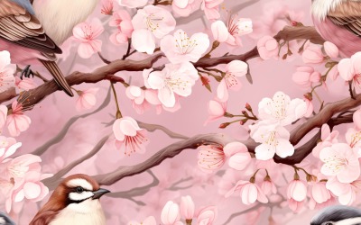 Floral Pattern Tile Background 142