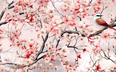 Floral Pattern Tile Background 152