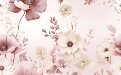 Floral Pattern Tile Background 156