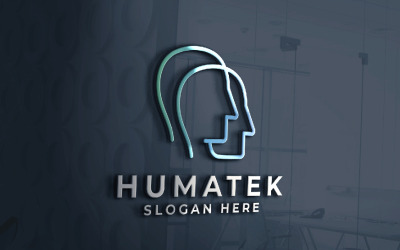 Логотип технологии человеческого разума