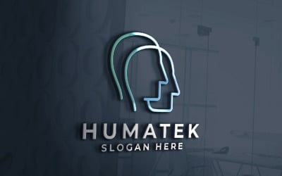 Logotipo De Tecnología De La Mente Humana