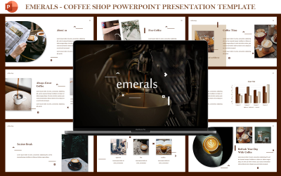 Émerales - Modèle de présentation de café