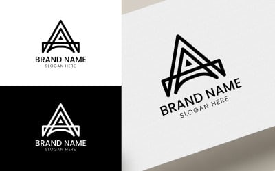 Letra A puente vector logo-06-88