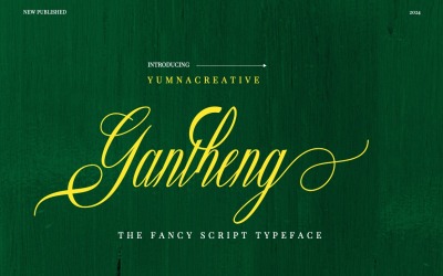 Gantheng - 花式脚本字体