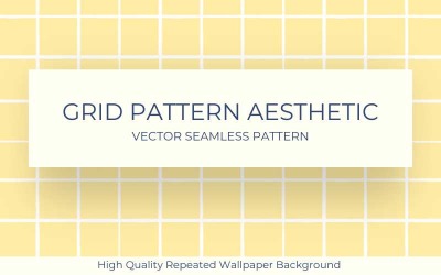 黄色美学网格图案