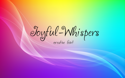 Joyful Whispers fuente-03-24